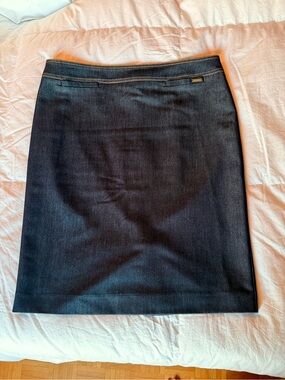 NWOT Laura Petites (size 8) Denim Straight Skirt